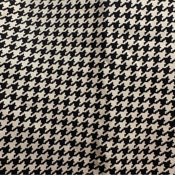 VTG Lauren Ralph Lauren Silk Button Up Shirt Large Houndstooth Preppy Office Y2K - Picture 11 of 12